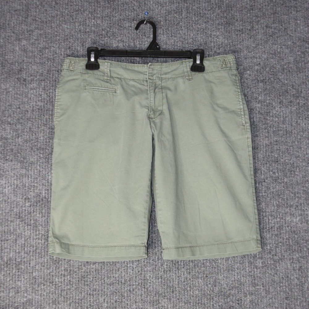 Polo Jeans Co Ralph Lauren Shorts Womens 10 Green Chino Bermuda Utility